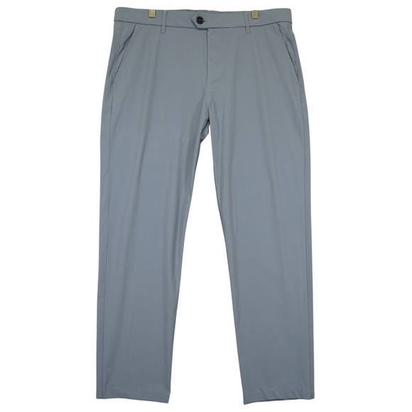 NEW Greyson Montauk Trouser Mens 34x28 HEMMED Grey Technical Performance Pants